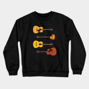 Different Acoustic Guitar Pack Crewneck Sweatshirt